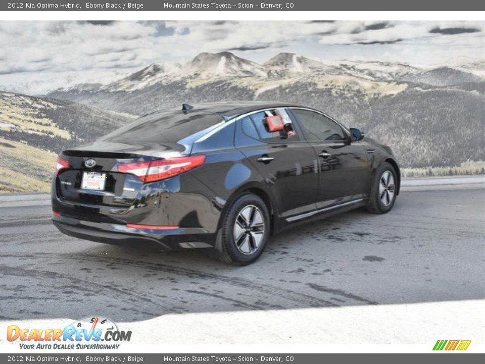 2012 Kia Optima Hybrid Ebony Black / Beige Photo #3