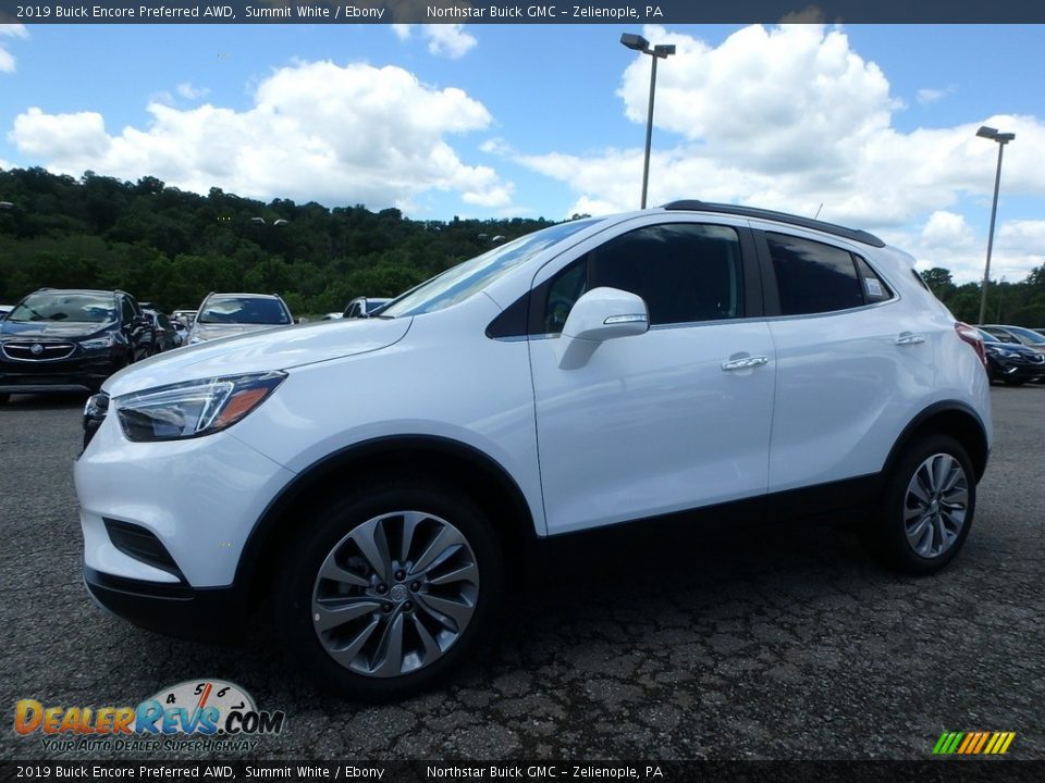2019 Buick Encore Preferred AWD Summit White / Ebony Photo #1