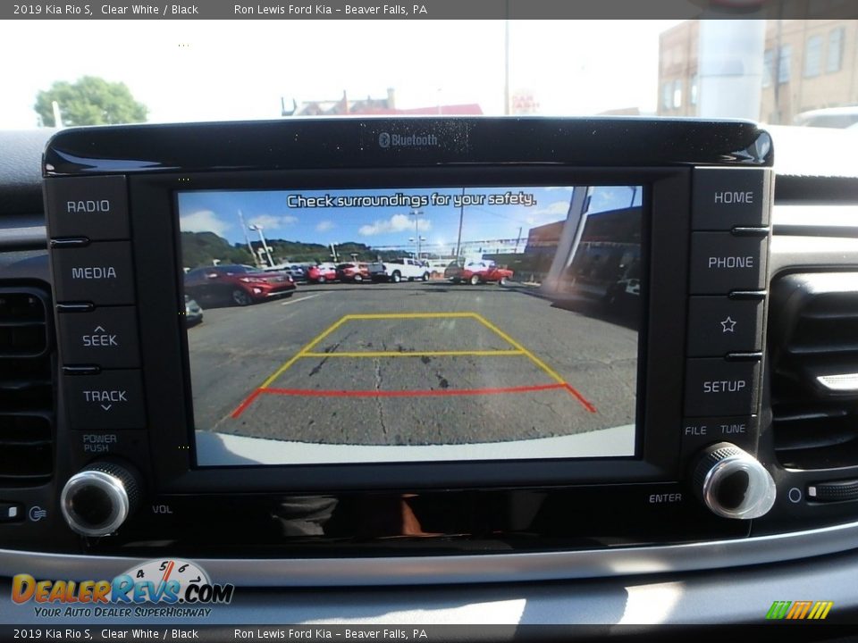 2019 Kia Rio S Clear White / Black Photo #19