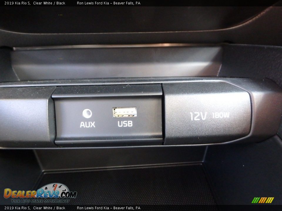 2019 Kia Rio S Clear White / Black Photo #20