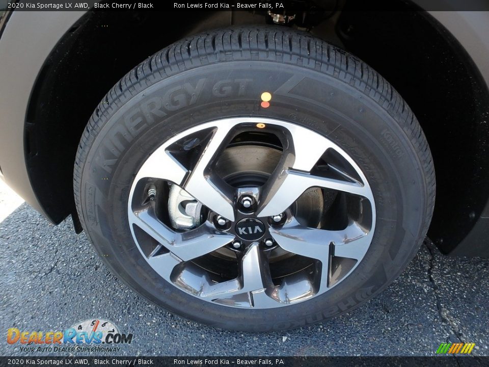 2020 Kia Sportage LX AWD Black Cherry / Black Photo #2