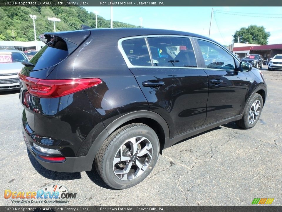 2020 Kia Sportage LX AWD Black Cherry / Black Photo #3