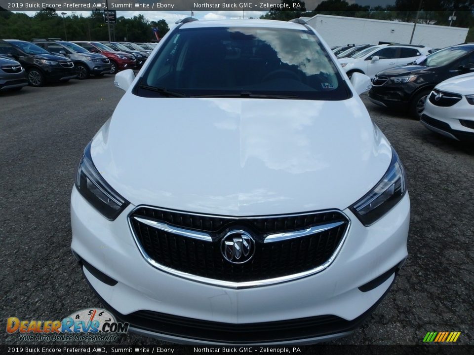 2019 Buick Encore Preferred AWD Summit White / Ebony Photo #2