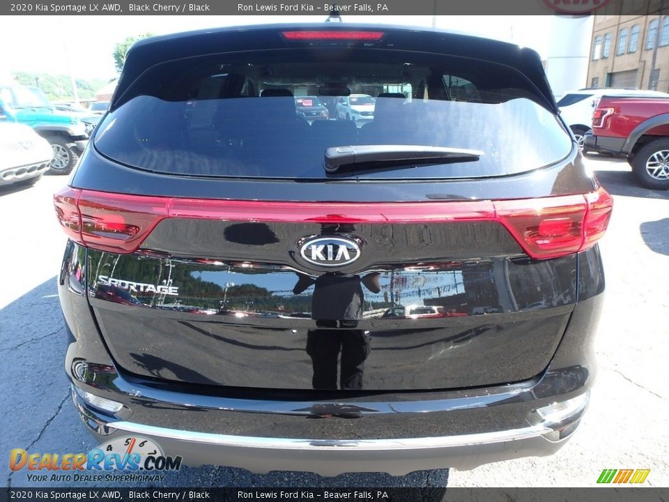 2020 Kia Sportage LX AWD Black Cherry / Black Photo #4