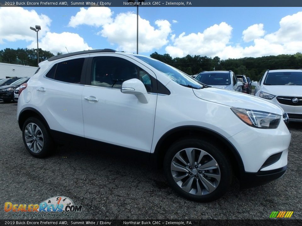 2019 Buick Encore Preferred AWD Summit White / Ebony Photo #3