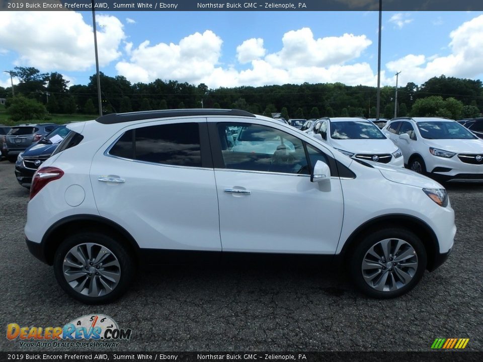 2019 Buick Encore Preferred AWD Summit White / Ebony Photo #4