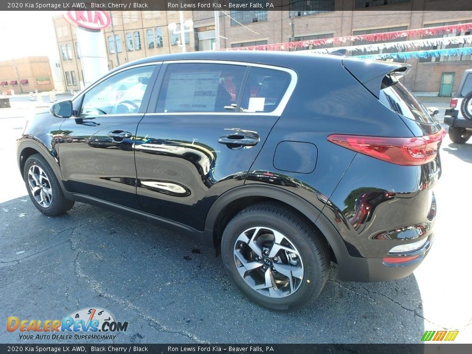 2020 Kia Sportage LX AWD Black Cherry / Black Photo #6