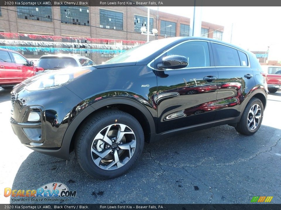 2020 Kia Sportage LX AWD Black Cherry / Black Photo #8