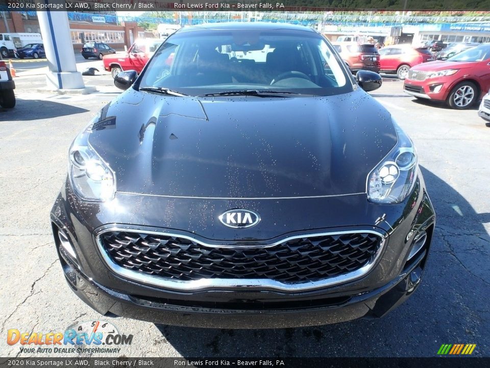 2020 Kia Sportage LX AWD Black Cherry / Black Photo #9