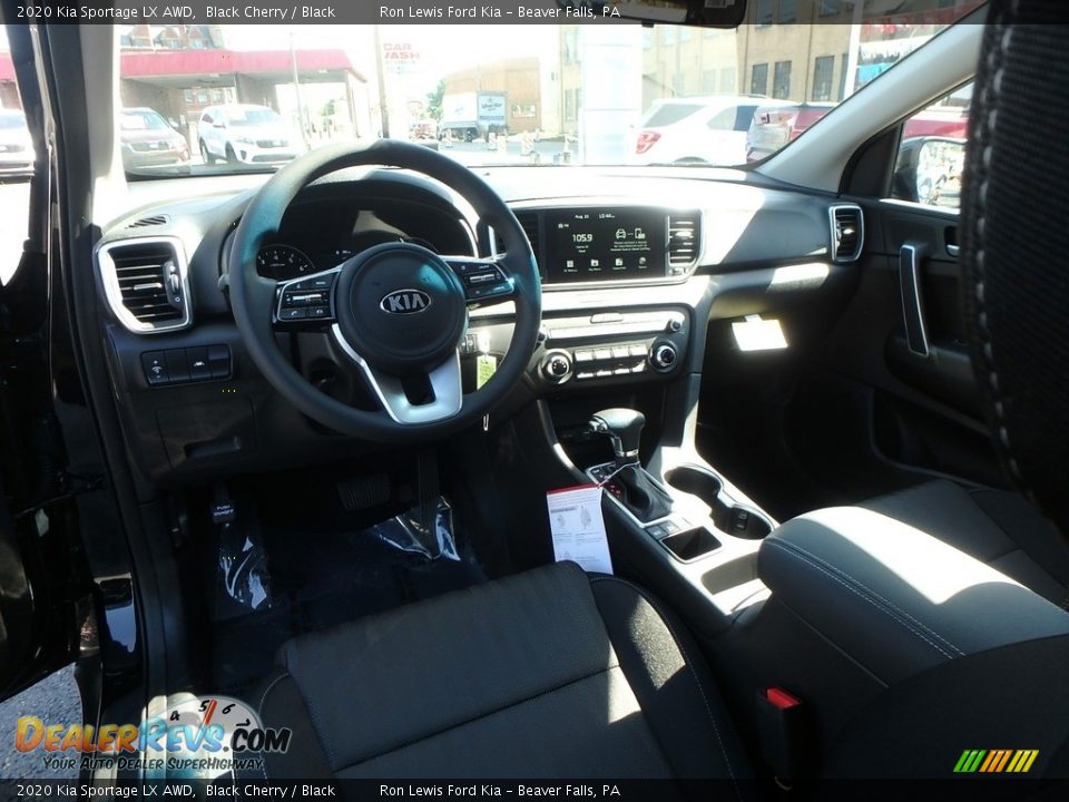 2020 Kia Sportage LX AWD Black Cherry / Black Photo #13