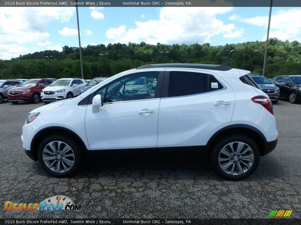 2019 Buick Encore Preferred AWD Summit White / Ebony Photo #9