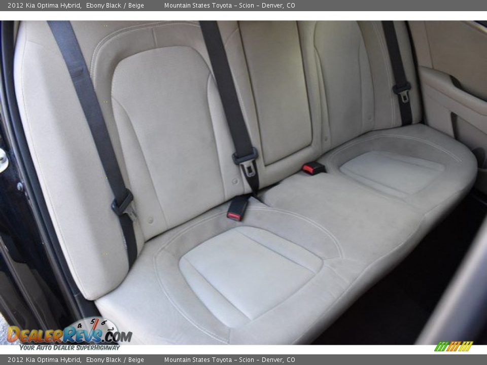 2012 Kia Optima Hybrid Ebony Black / Beige Photo #22