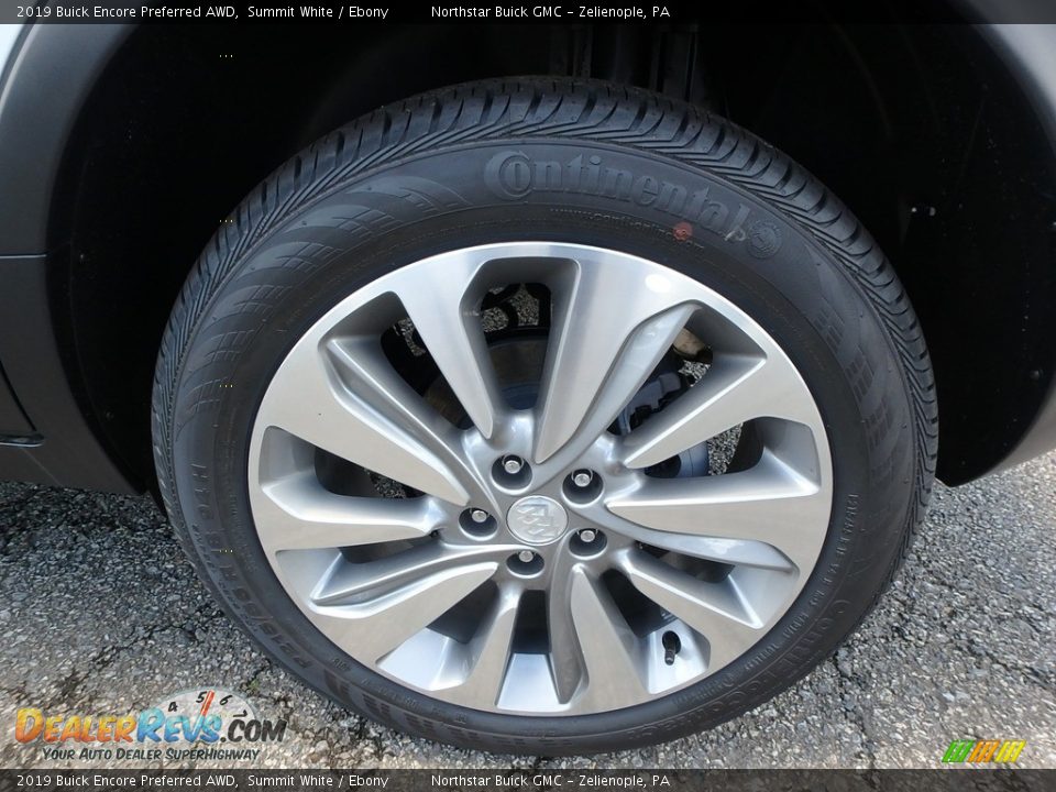 2019 Buick Encore Preferred AWD Summit White / Ebony Photo #10