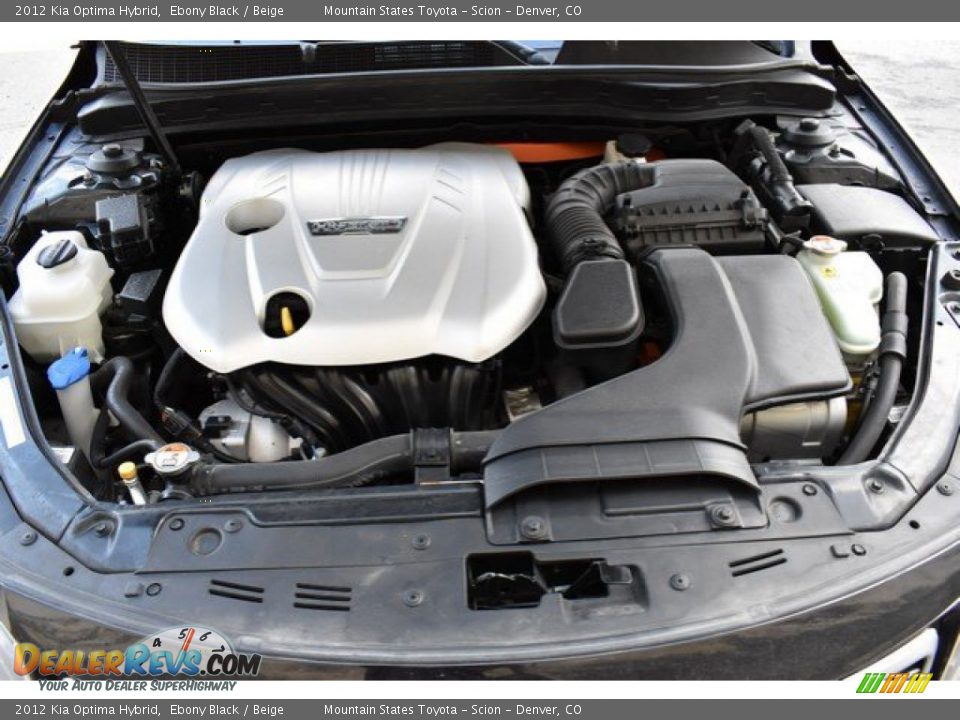2012 Kia Optima Hybrid Ebony Black / Beige Photo #27