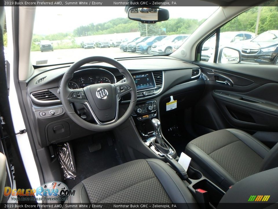 2019 Buick Encore Preferred AWD Summit White / Ebony Photo #13