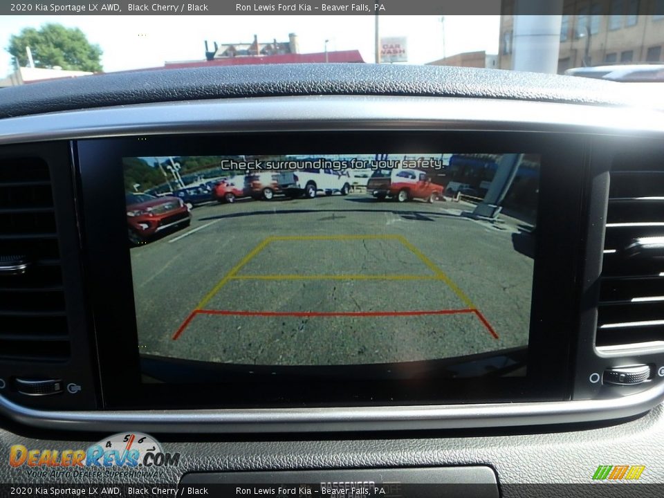 2020 Kia Sportage LX AWD Black Cherry / Black Photo #20