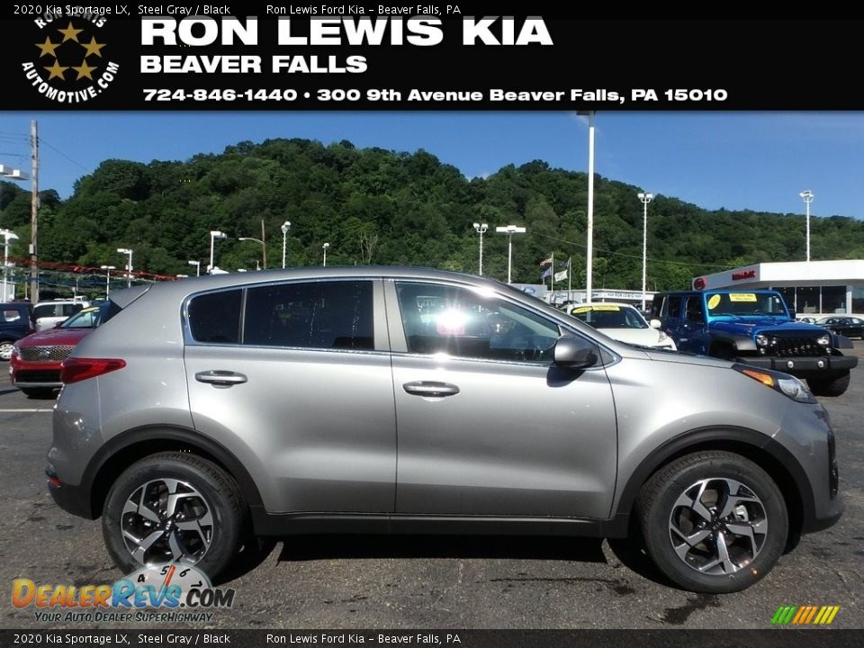 2020 Kia Sportage LX Steel Gray / Black Photo #1