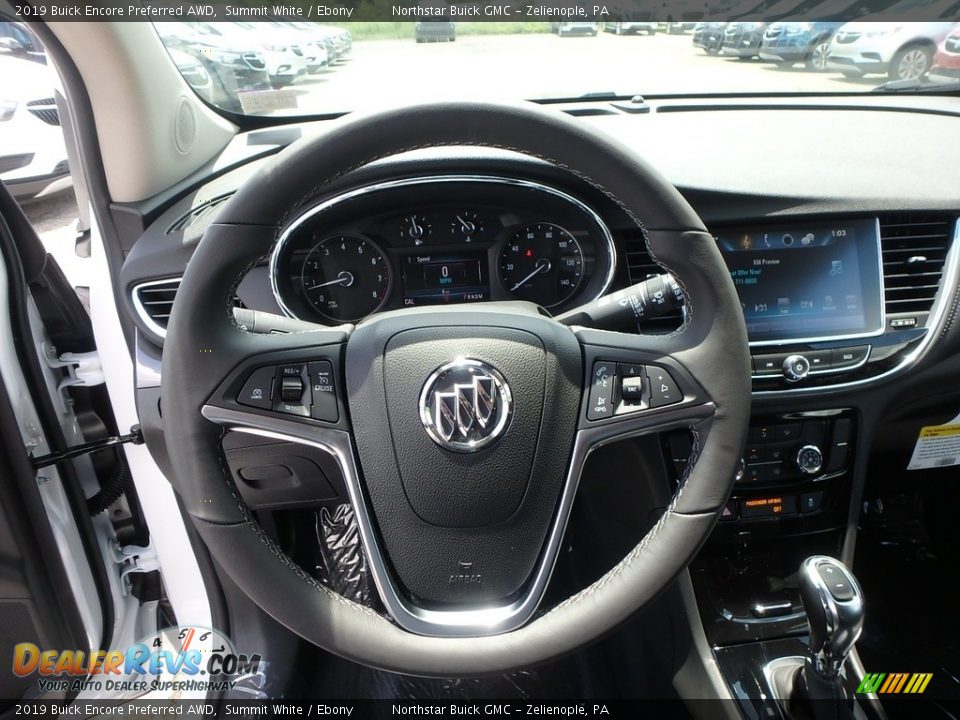 2019 Buick Encore Preferred AWD Summit White / Ebony Photo #17
