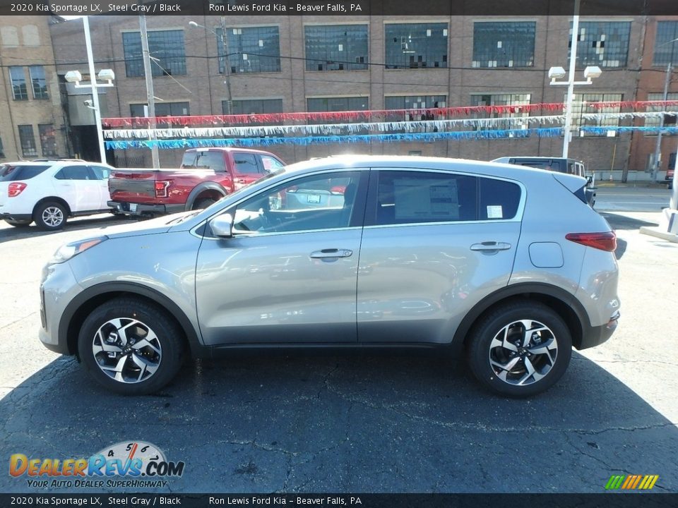 2020 Kia Sportage LX Steel Gray / Black Photo #7