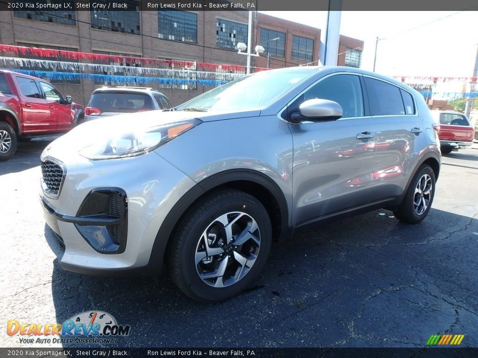 2020 Kia Sportage LX Steel Gray / Black Photo #8