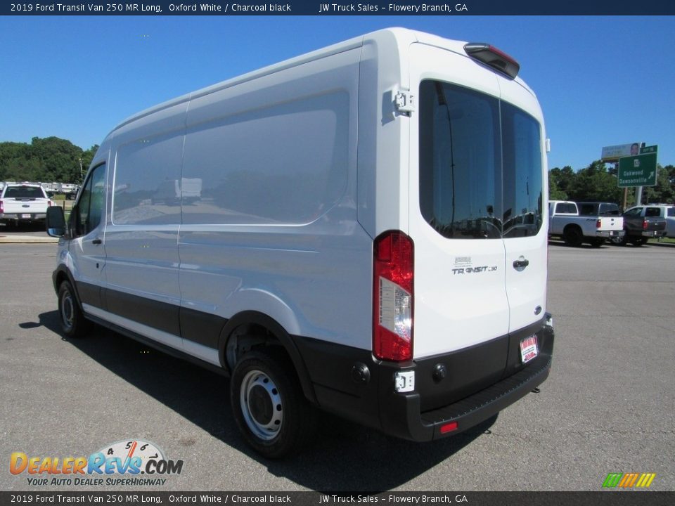 2019 Ford Transit Van 250 MR Long Oxford White / Charcoal black Photo #3