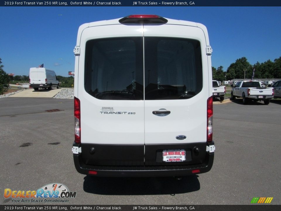 2019 Ford Transit Van 250 MR Long Oxford White / Charcoal black Photo #4