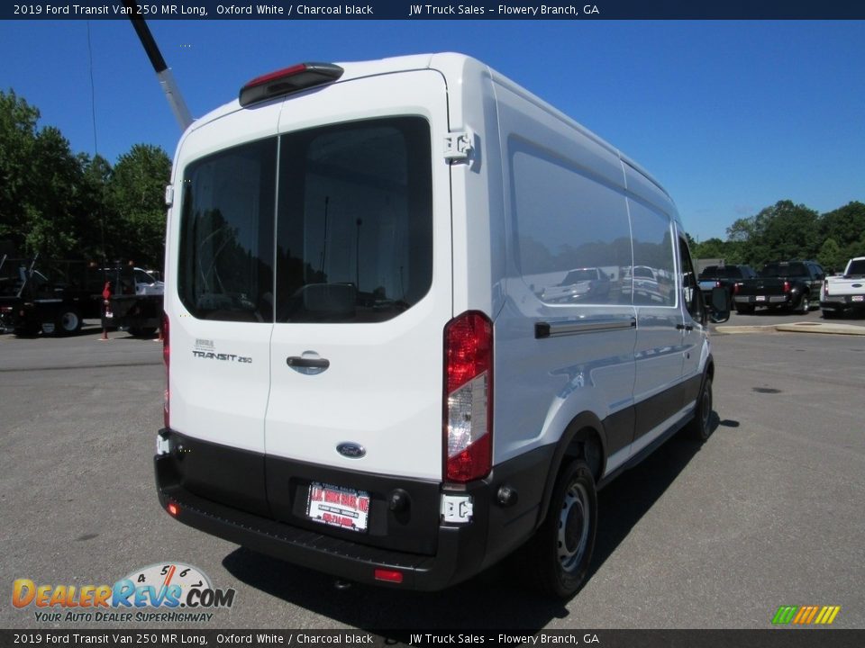 2019 Ford Transit Van 250 MR Long Oxford White / Charcoal black Photo #5