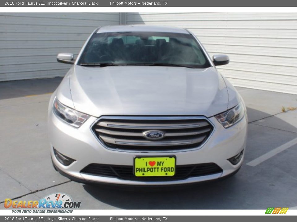 2018 Ford Taurus SEL Ingot Silver / Charcoal Black Photo #3