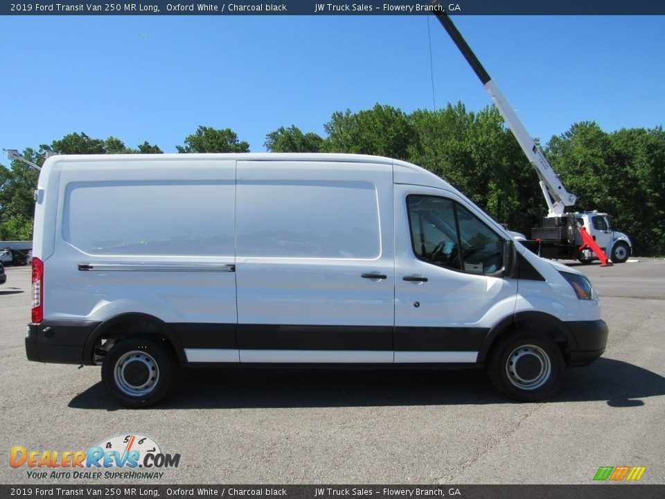 2019 Ford Transit Van 250 MR Long Oxford White / Charcoal black Photo #6