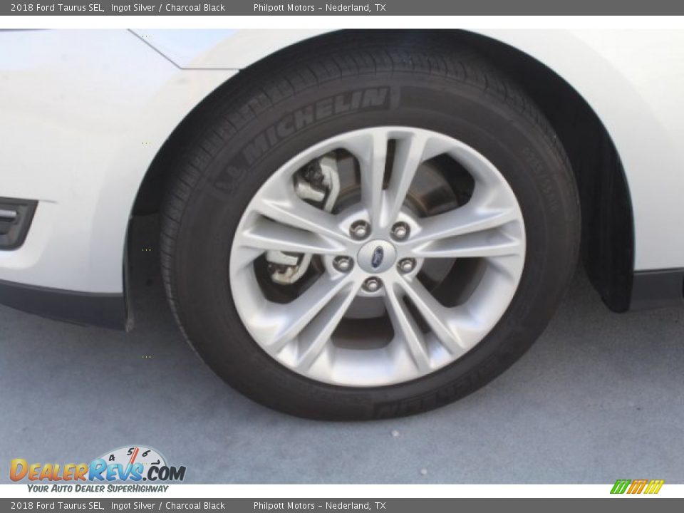 2018 Ford Taurus SEL Ingot Silver / Charcoal Black Photo #5