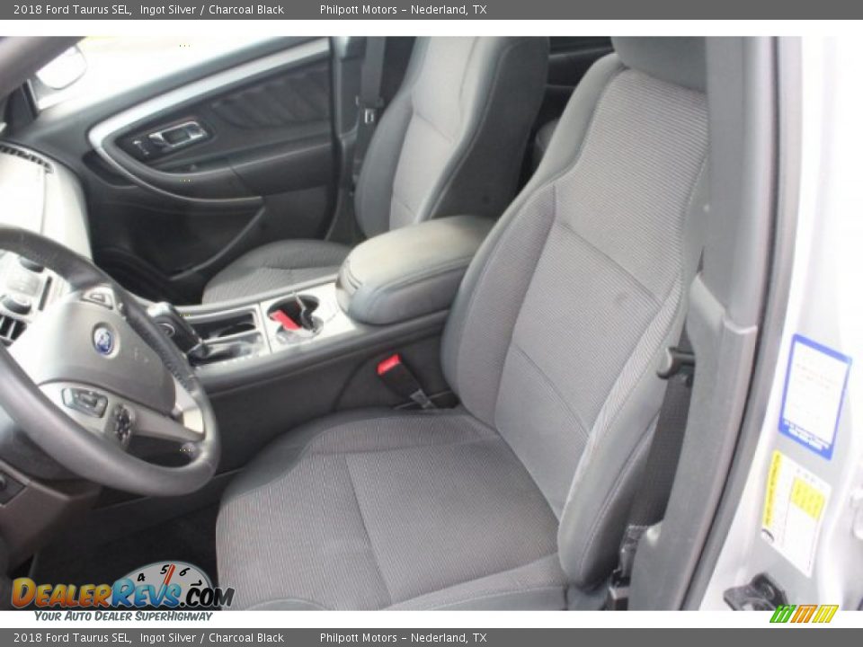 2018 Ford Taurus SEL Ingot Silver / Charcoal Black Photo #12
