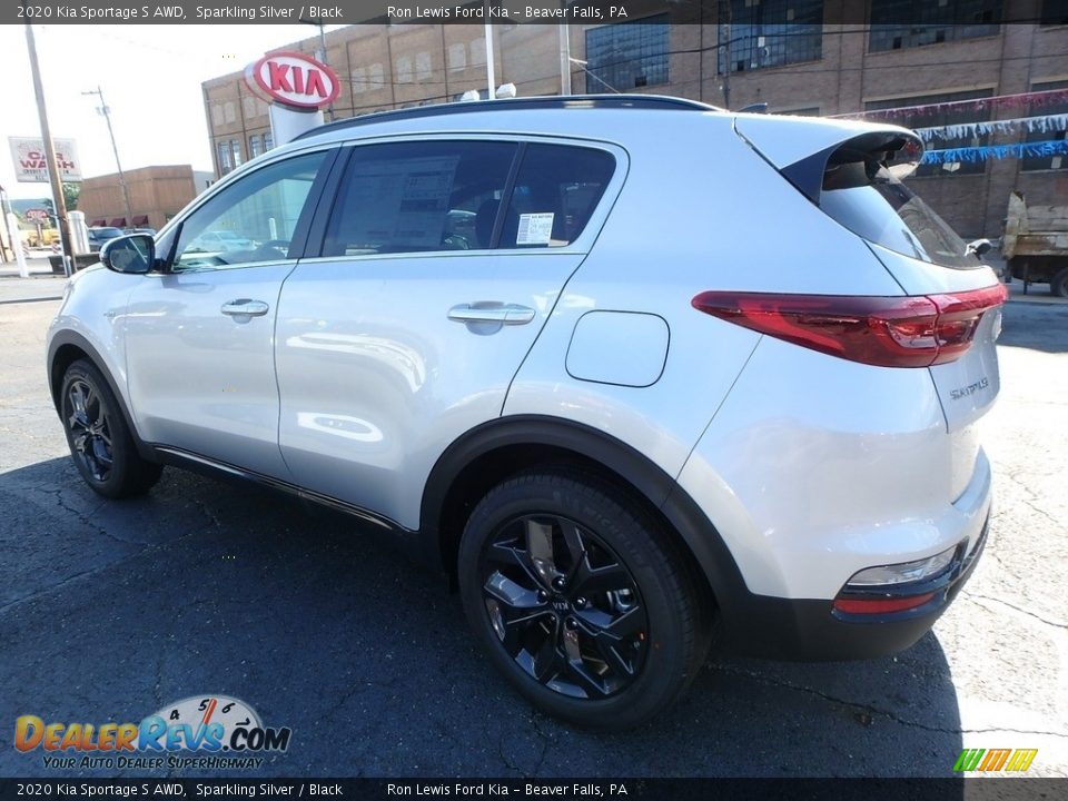 2020 Kia Sportage S AWD Sparkling Silver / Black Photo #6