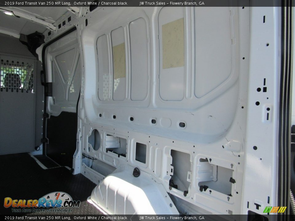 2019 Ford Transit Van 250 MR Long Oxford White / Charcoal black Photo #12