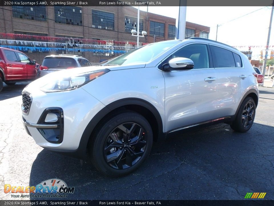 2020 Kia Sportage S AWD Sparkling Silver / Black Photo #8