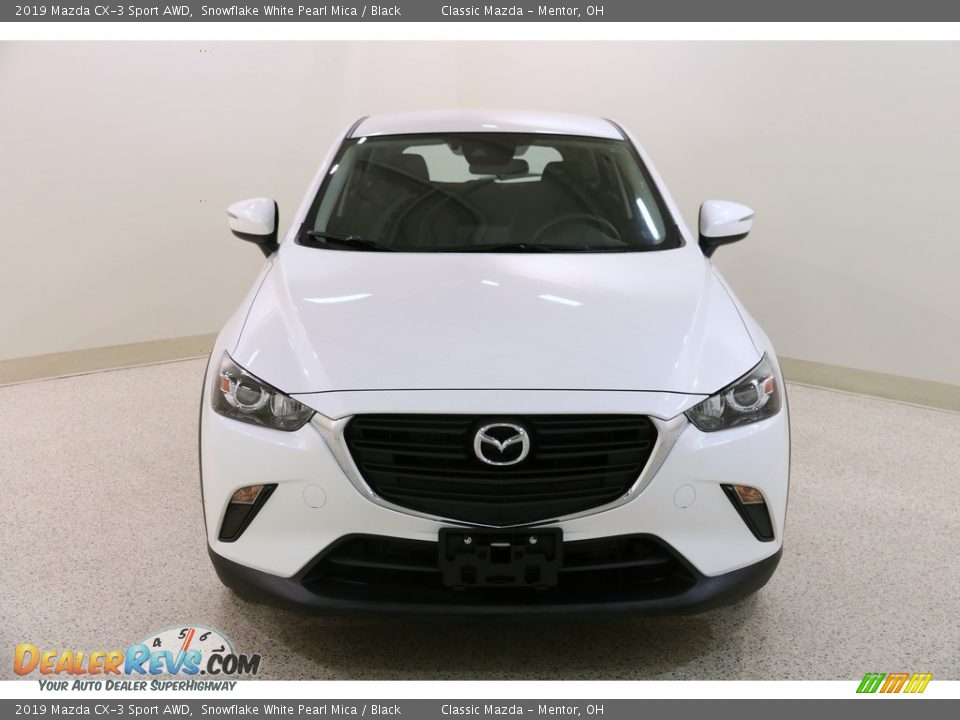 2019 Mazda CX-3 Sport AWD Snowflake White Pearl Mica / Black Photo #2
