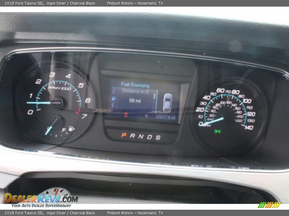 2018 Ford Taurus SEL Ingot Silver / Charcoal Black Photo #26