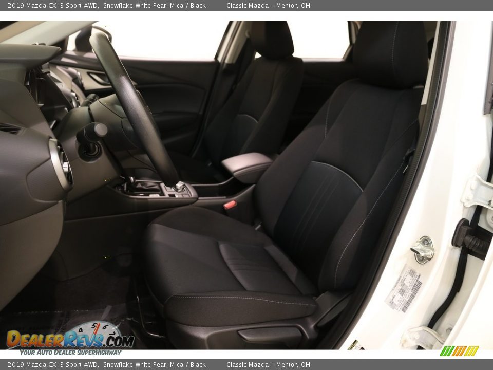 2019 Mazda CX-3 Sport AWD Snowflake White Pearl Mica / Black Photo #5