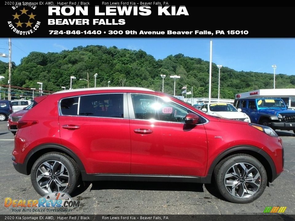 2020 Kia Sportage EX AWD Hyper Red / Black Photo #1
