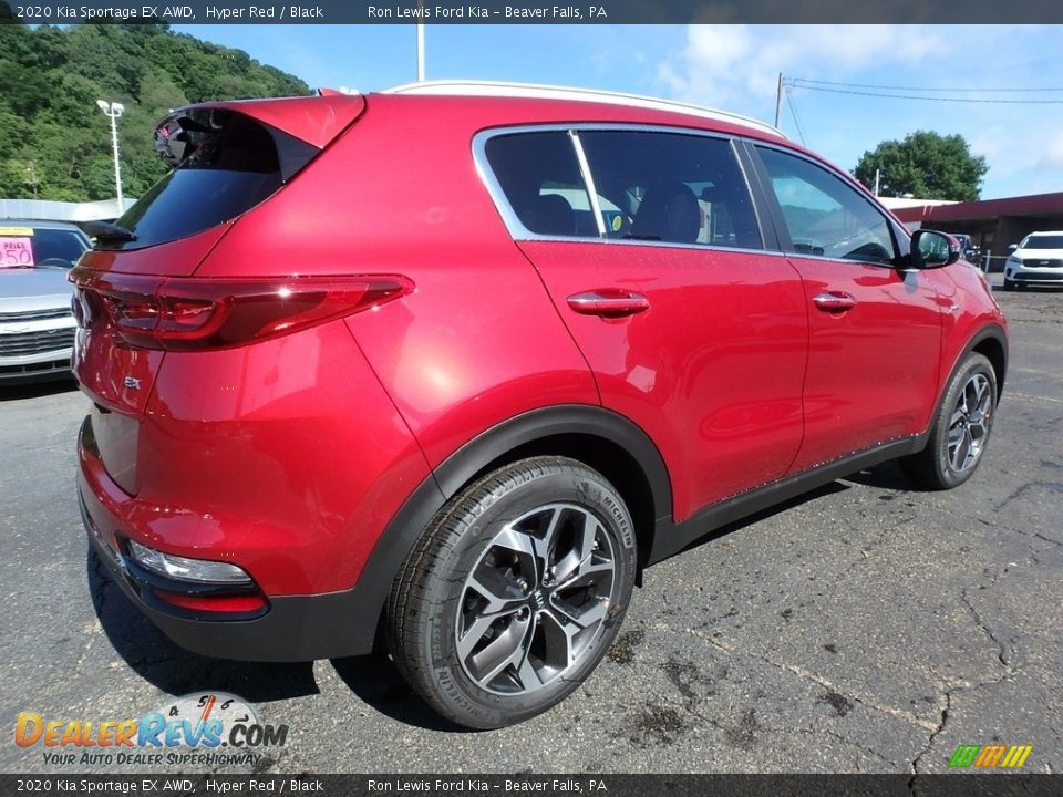 2020 Kia Sportage EX AWD Hyper Red / Black Photo #3