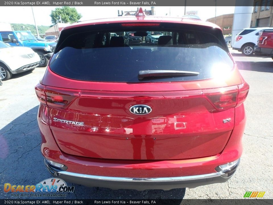2020 Kia Sportage EX AWD Hyper Red / Black Photo #4