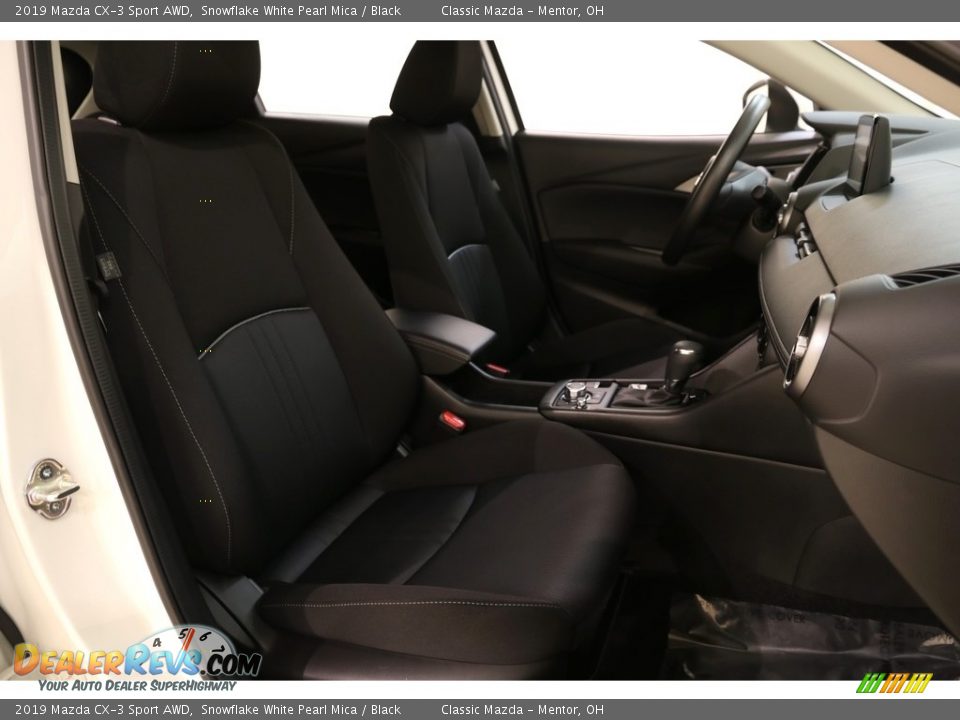 2019 Mazda CX-3 Sport AWD Snowflake White Pearl Mica / Black Photo #16
