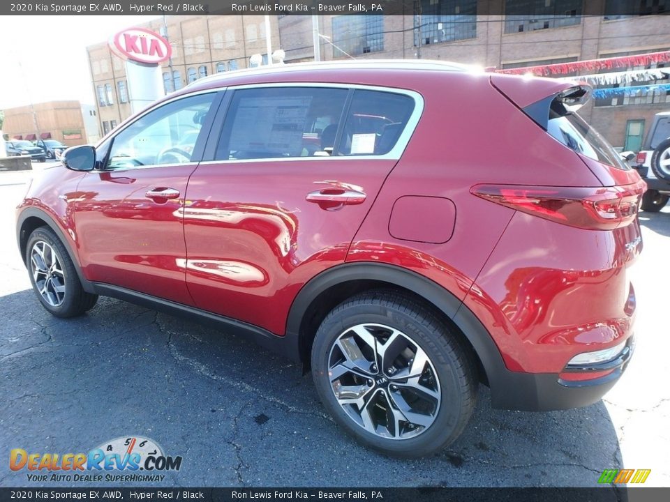 2020 Kia Sportage EX AWD Hyper Red / Black Photo #7