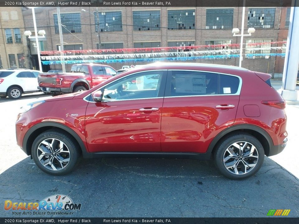 2020 Kia Sportage EX AWD Hyper Red / Black Photo #8