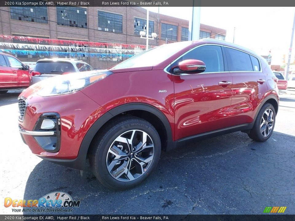Hyper Red 2020 Kia Sportage EX AWD Photo #9