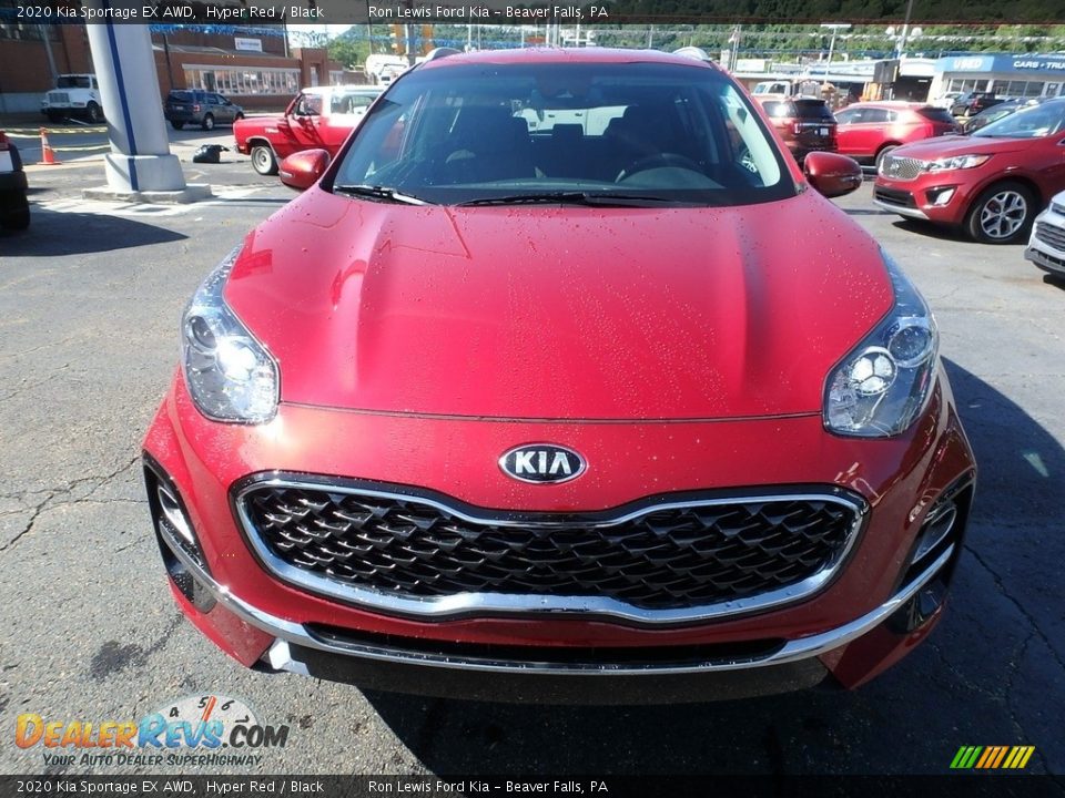 2020 Kia Sportage EX AWD Hyper Red / Black Photo #10