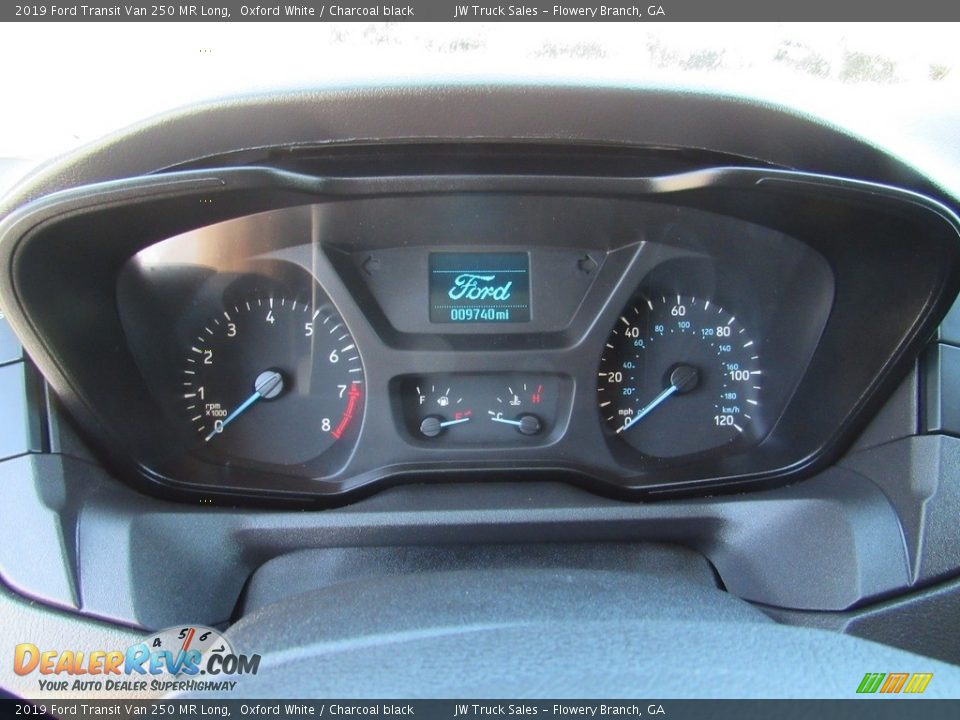 2019 Ford Transit Van 250 MR Long Oxford White / Charcoal black Photo #28