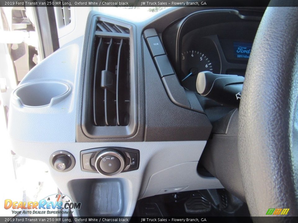 2019 Ford Transit Van 250 MR Long Oxford White / Charcoal black Photo #29