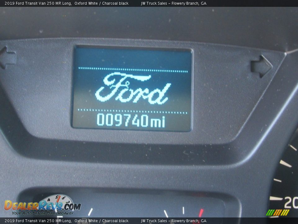 2019 Ford Transit Van 250 MR Long Oxford White / Charcoal black Photo #30