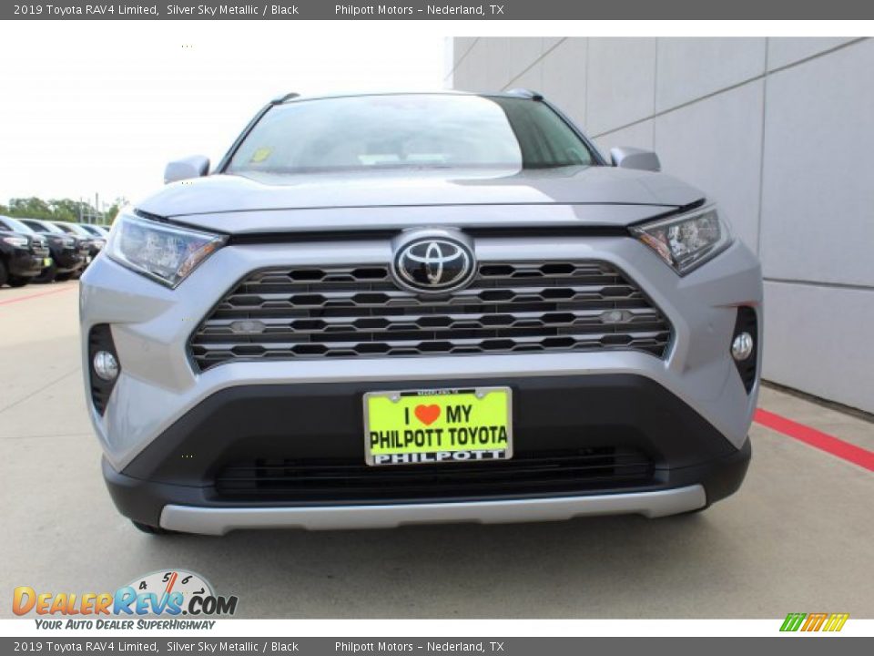 2019 Toyota RAV4 Limited Silver Sky Metallic / Black Photo #3