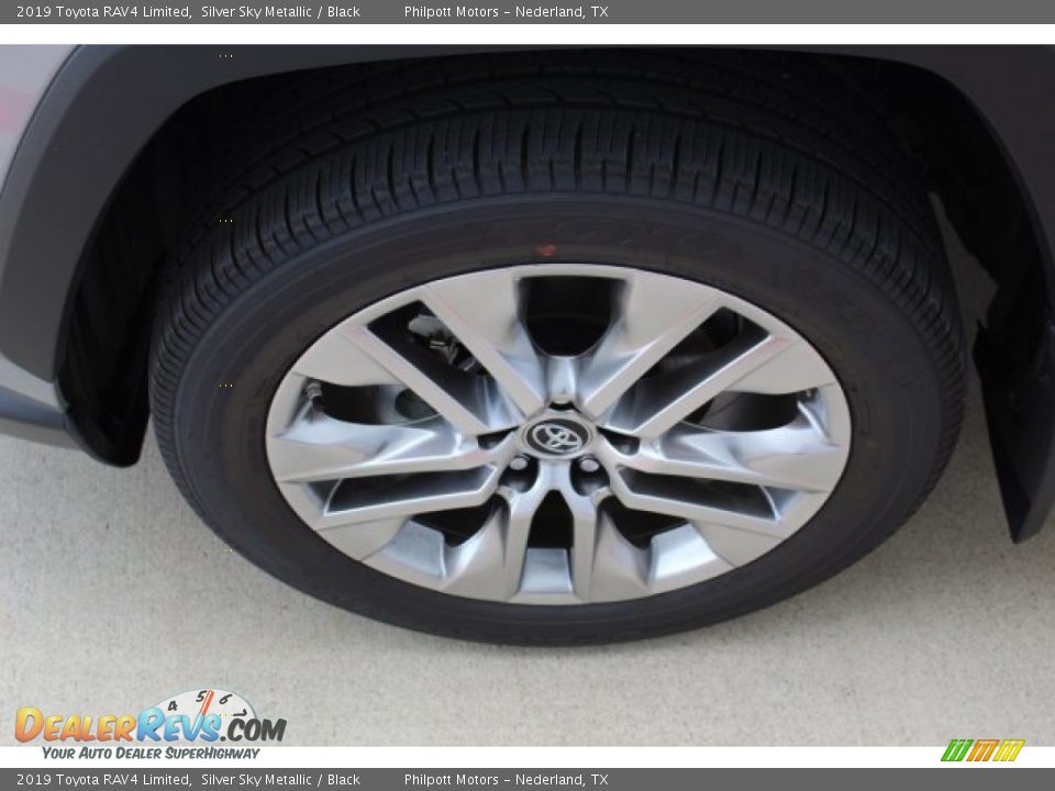 2019 Toyota RAV4 Limited Silver Sky Metallic / Black Photo #5